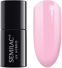 shumee Roza hibridni lak za nohte #003 Semilac Sweet Pink 7 ml