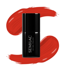 shumee Rdeč hibridni lak za nohte #317 Semilac Neon Red 7 ml