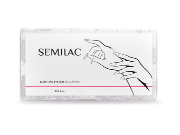shumee Semilac Ballerina tanke konice za podaljševanje nohtov 240 kos
