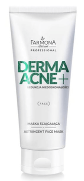 shumee Farmona DERMA ACNE+ adstringentna maska s pantenolom in čistilno glino 200 ml