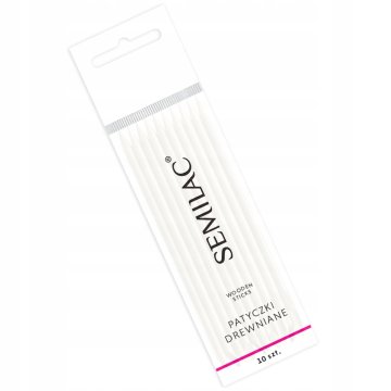 shumee Lesene palčke za obnohtno kožico za manikuro in pedikuro Semilac 10 kosov.