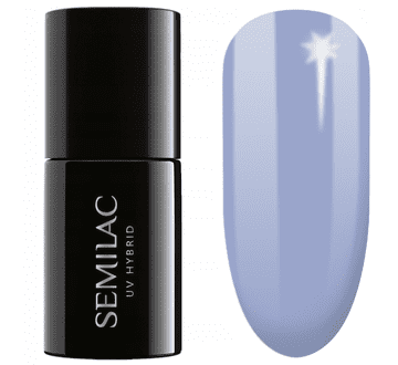shumee Svetlo moder hibridni lak za nohte #603 Semilac Summer Sky 7 ml