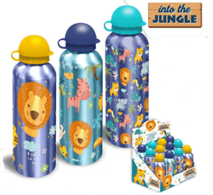 shumee Aluminijasta steklenička, otroška steklenička KIDS Euroswan Into The Jungle 500 ml