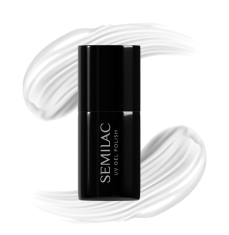 shumee Bel hibridni lak za nohte #001 Semilac Strong White 7 ml