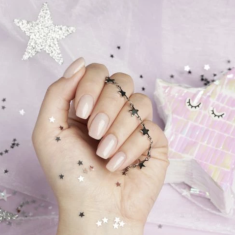 shumee Bleščeči hibridni lak za nohte #130 hi hybrid Blinking Star 5 ml