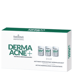 shumee Aktivni normalizacijski koncentrat Derma Acne+ Farmona 5x5 ml
