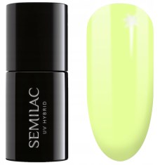 shumee Rumen hibridni lak za nohte #604 Semilac Luminous Lemon 7 ml