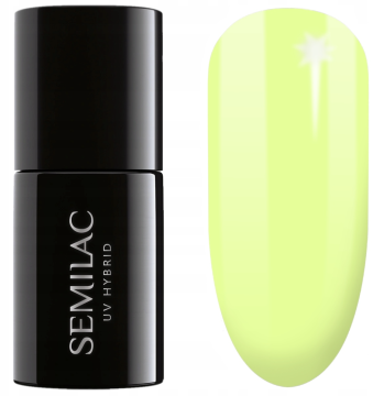 shumee Rumen hibridni lak za nohte #604 Semilac Luminous Lemon 7 ml