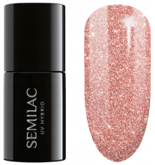 shumee Hibridni lak za nohte #458 Semilac Sparkling Rosé 7 ml
