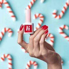 shumee Rdeč hibridni lak za nohte #244 hi hybrid HiMoments Fire Red 5 ml