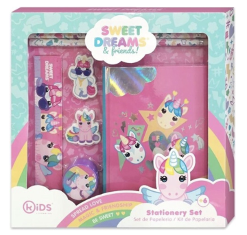 shumee Komplet šolskih potrebščin Sweet Dreams Pink Unicorn za otroke