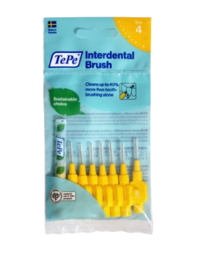 Tepe Medzobne ščetke 0,7 mm rumene TePe Original 8 kosov