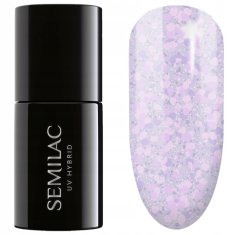 shumee Lak za nohte Crushed Ice #492 Semilac Icy Lavender Hybrid 7 ml