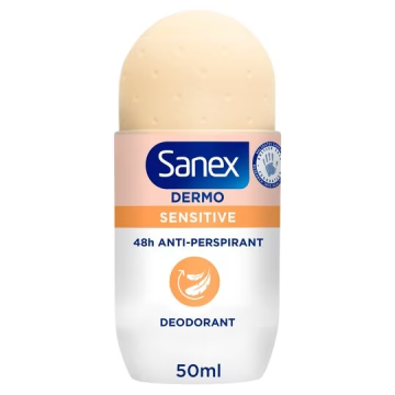 shumee Sensitive Sanex roll-on antiperspirant za občutljivo kožo 50 ml