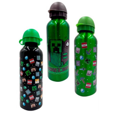 shumee Aluminijasta steklenica za vodo za otroke Minecraft Creeper/mix 500 ml