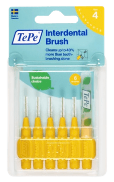Tepe TePe Original medzobne ščetke 0,7 mm, rumene, 6 kosov.