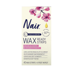 shumee Trakovi za depilacijo obraza in bikinija NAIR Orchid & Cherry 40 kosov