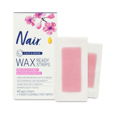 shumee Trakovi za depilacijo obraza in bikinija NAIR Orchid & Cherry 40 kosov
