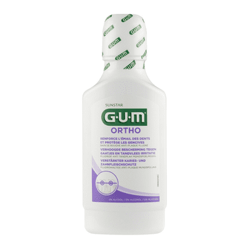 shumee Ortho GUM Sunstar Ortodontska ustna voda z okusom mete 300 ml