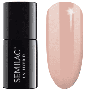 shumee Bež hibridni lak za nohte #135 Semilac Frappe 7 ml