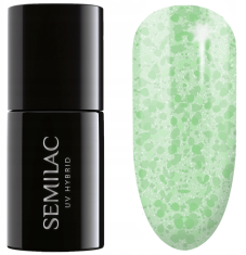 shumee Lak za nohte Semilac Frozen Pistachios Hybrid, Crushed Ice #494, 7 ml