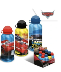 shumee Aluminijasta steklenica, steklenica za otroke KIDS Euroswan AUTO Cars 500 ml