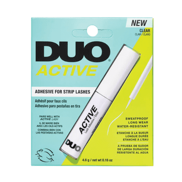 shumee Brezbarvno lepilo za umetne trepalnice DUO Active Clear Ardell vodoodporno 4,6 g