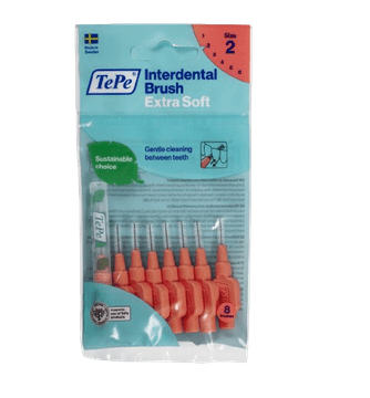 shumee TePe Extra Soft medzobne ščetke 0,5 mm svetlo rdeče 8 kosov