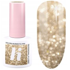 shumee Bleščeči hibridni lak za nohte #410 hi hybrid Golden Elements 5 ml