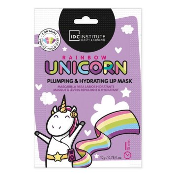 shumee IDC INSTITUTE UNICORN vlažilna maska za ustnice v platnu 10 g