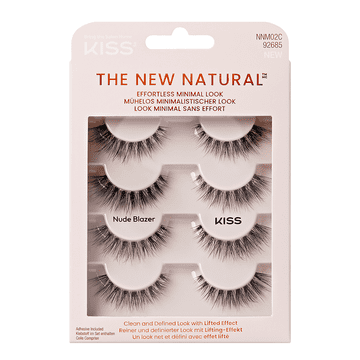 shumee Večpak umetnih trepalnic z lifting učinkom Nude Blanzer NNM02C Kiss 4 kosi