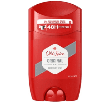 shumee Moški dezodorant v stiku, brez aluminija, 48 ur, Original Old Spice, 50 ml