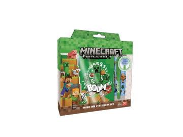 shumee Minecraft Kids Euroswan dnevnik s ključavnico in čarobnim peresom, 1 kos.