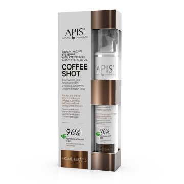 shumee Biorevitalizirajoči serum za oči s kofeinsko kislino COFFEE SHOT Apis 10 ml