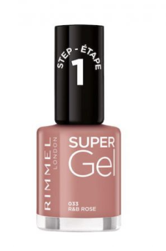 shumee Klasični lak za nohte 033 R&B Rose Super Gel Nude Rimmel 12 ml