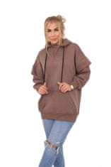 shumee Izolirana jopica z ovratnikom mocca