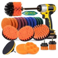 shumee Komplet čistilnih krtač za vrtalnike, 22 kosov, GA09