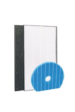 shumee Komplet 3 filtrov: vodni UZ-HG6MF, HEPA UZ-HD4HF in ogljikov UZ-HD4DF za čistilce zraka SHARP UA-HG40E-L UA-HG40E-T FA26