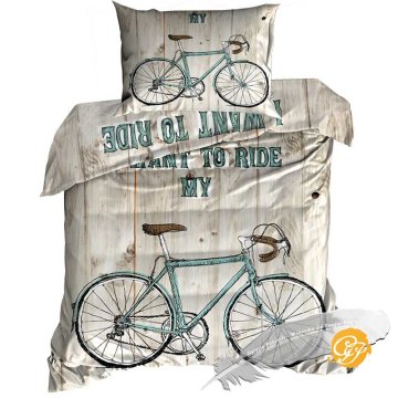 shumee 3D bombažna satenasta posteljnina 140x200cm KOLO