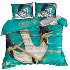 shumee 3D posteljnina iz bombažnega satena 160x200cm ANCHOR