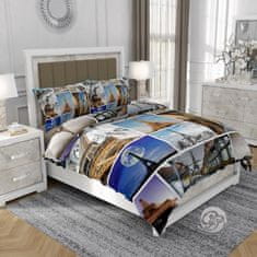 shumee 3D posteljnina iz bombažnega satena 140x200cm FOTOGRAFIJE PARIZA