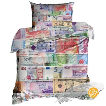 shumee 3D bombažna satenasta posteljnina 140x200cm BANKOVCI