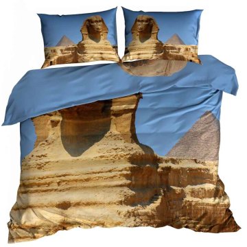 shumee 3D bombažna satenasta posteljnina 160x200cm EGIPTA