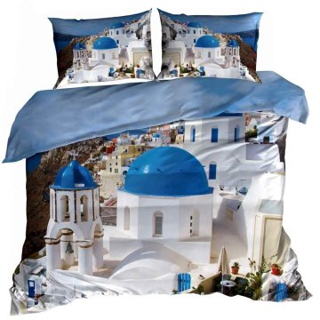 shumee 3D bombažna satenasta posteljnina 200x220cm GRČIJA
