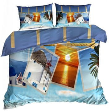 shumee 3D posteljnina iz bombažnega satena 140x200cm FOTOGRAFIJE S POČITNIC