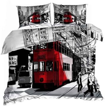 shumee Posteljnina iz 3D bombažnega satena 160x200cm TRAM