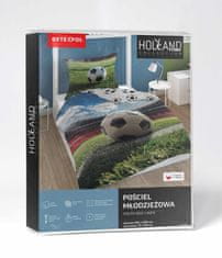 shumee Bombažna otroška posteljnina 140x200cm NOGOMET 2