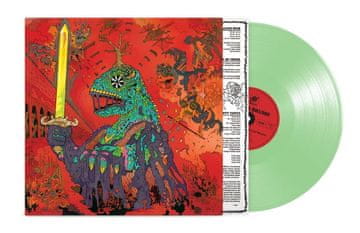 shumee KRALJ ŽELUDICE ČAROVNIK KUŠČAR 12-Tarčna modrica DVOJNO ZELENA VINILNA PLOŠČA AU