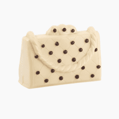 shumee Ženska vrečka bele čokolade 300g bela s pikami