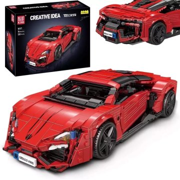 shumee Športni superšportni avtomobil - zbirateljski blok, 1311 kosov